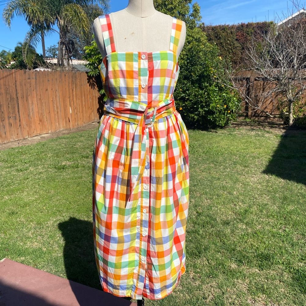 Colorful Checkered Sundress